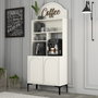 Hanah Home Lyon 80 Crema y Negro
